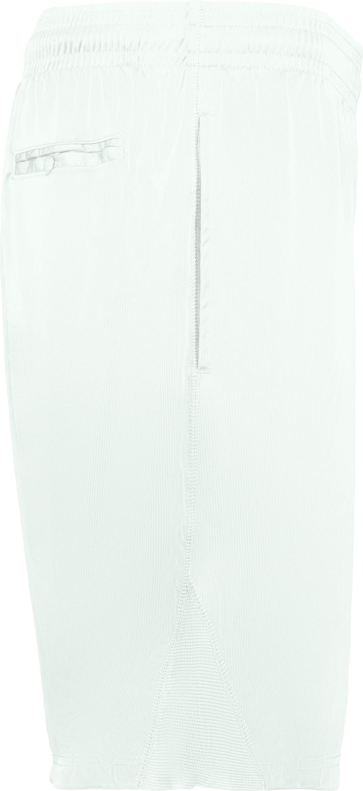 Right View of WHITE BT5 TRAINER SHORT