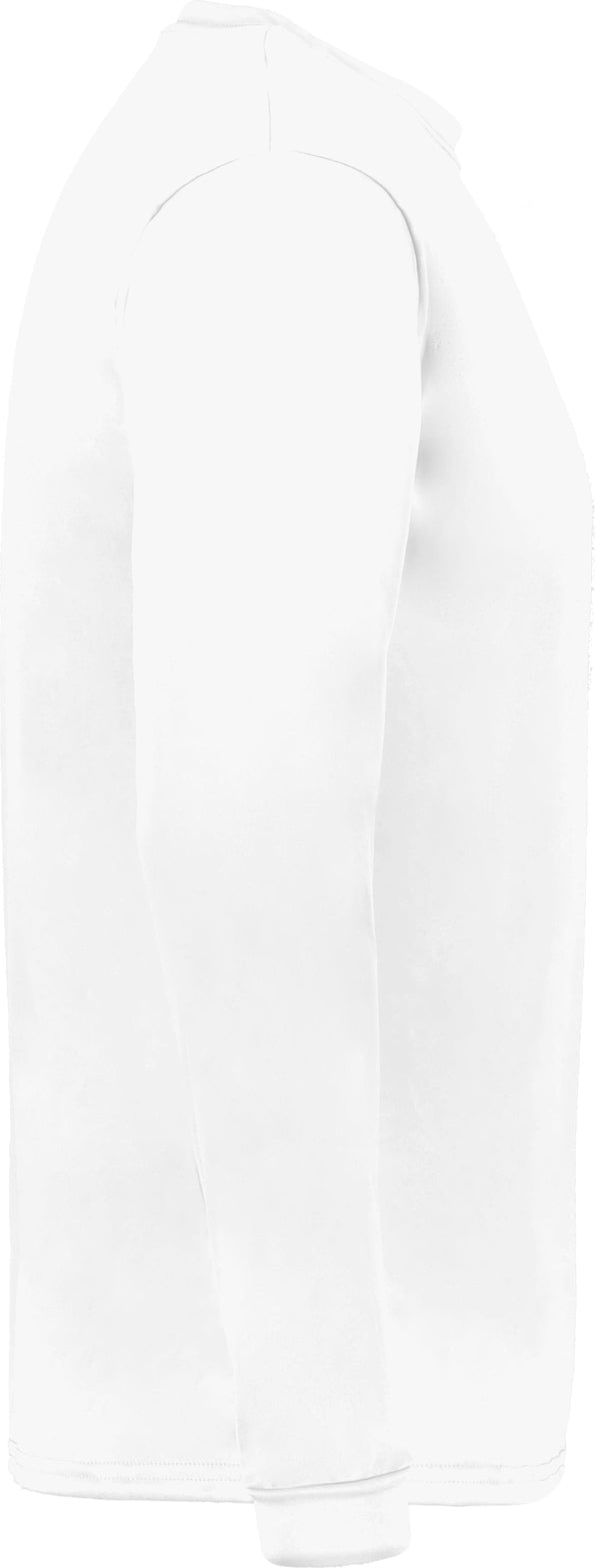 Right View of WHITE C2 L/S TEE