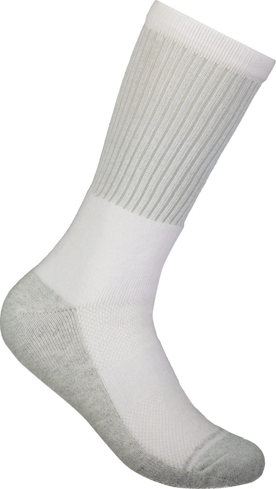 Right View of WHITE TONAL CREW SOCK