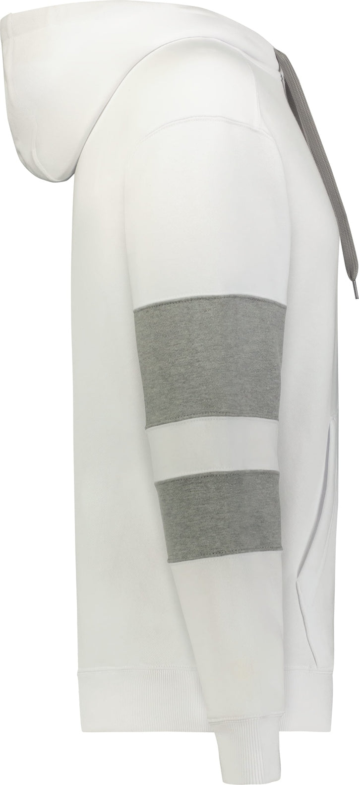 Right View of WHITE/CHARCOAL HEATHER JACKSON WAY HOODIE