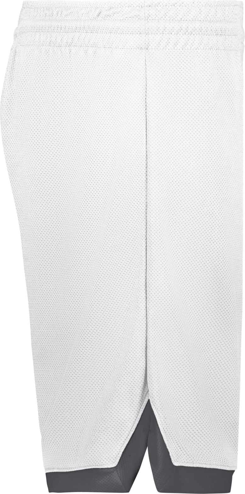 Right View of WHITE/STEALTH COOLCORE ELITE SHORTS