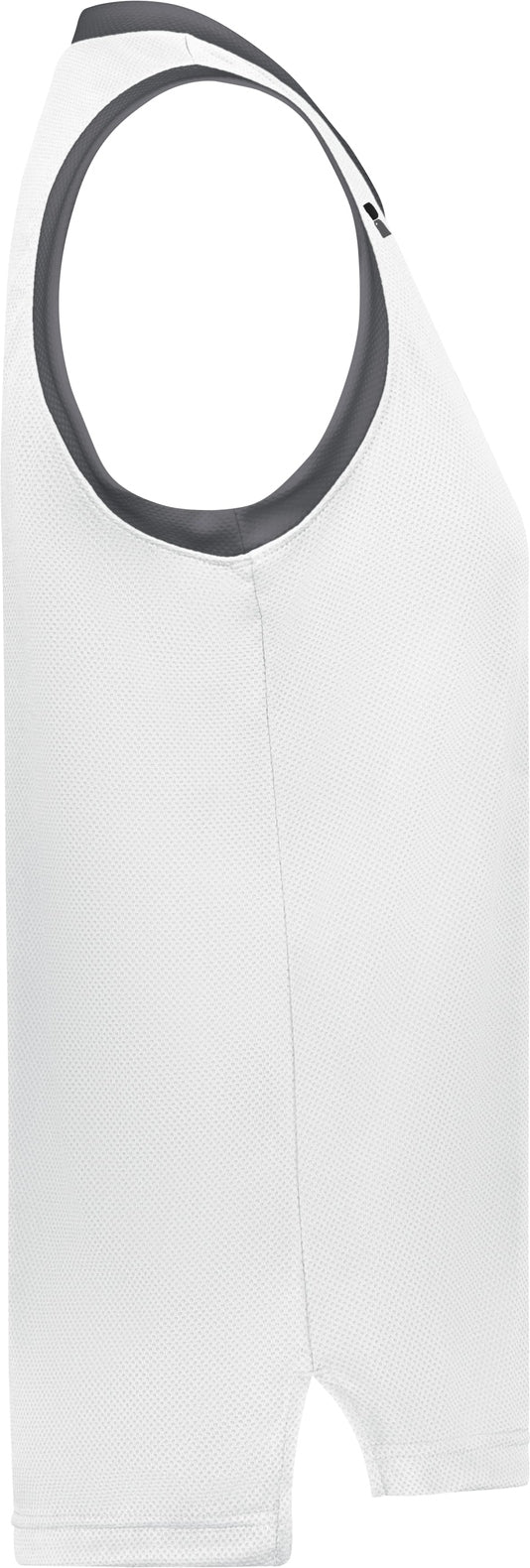 Right View of WHITE/STEALTH LDS COOLCORE ELITE JERSEY