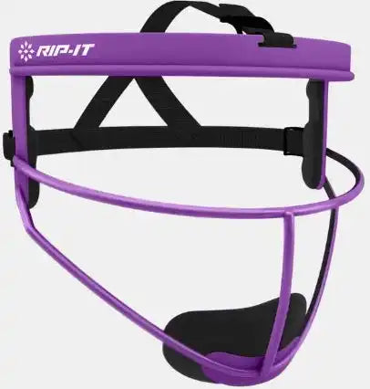 Rip-it Defense Pro Girls’ Matte Softball Fielder’s Face Mask - Purple - Girls