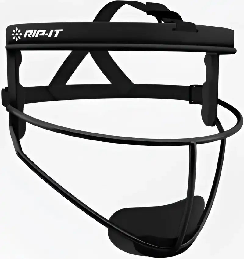 Rip-it Defense Pro Women’s Matte Softball Fielder’s Face Mask - Black - Ladies