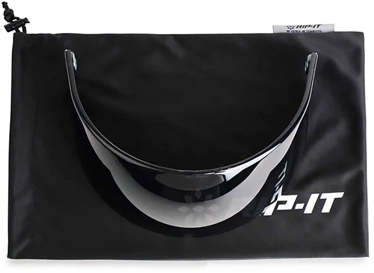 Rip-it Fielder’s Face Mask Visor - Smoke Gray - Dark
