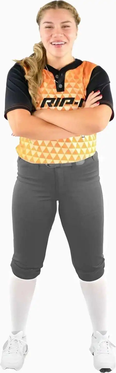 Rip-it Revolution Women’s Softball Pants (athletic Fit) - Charcoal