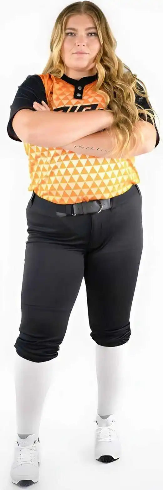 Rip-it Revolution Women’s Softball Pants (curvy Fit) - Black