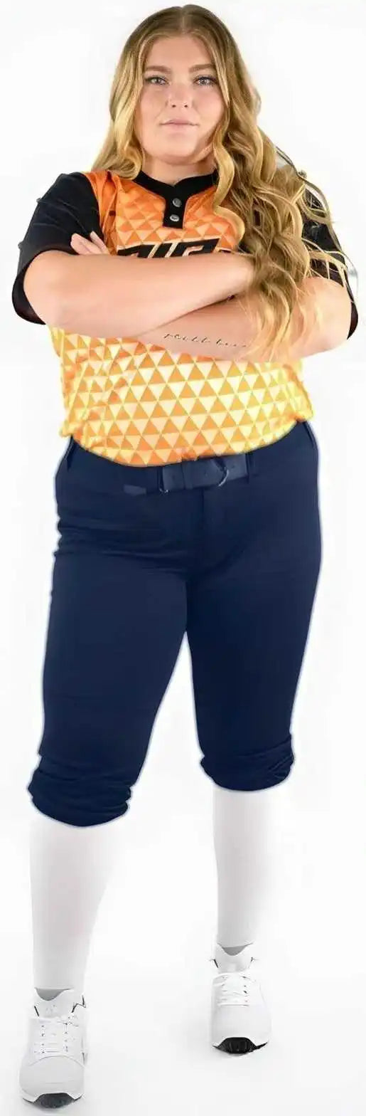 Rip-it Revolution Women’s Softball Pants (curvy Fit) - Navy