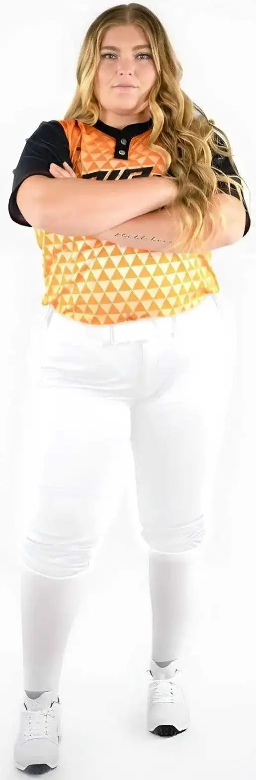 Rip it Revolution Women’s Softball Pants (curvy Fit) White