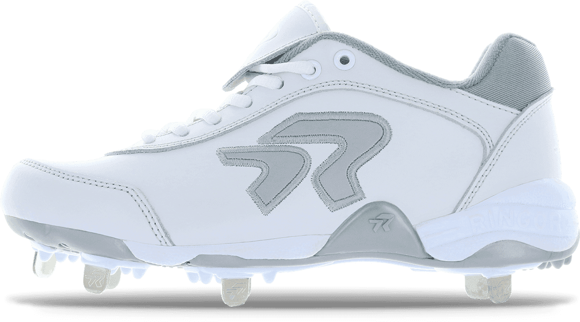 Rip-it Ringor Dynasty 2.0 Women’s Metal Softball Cleats - White