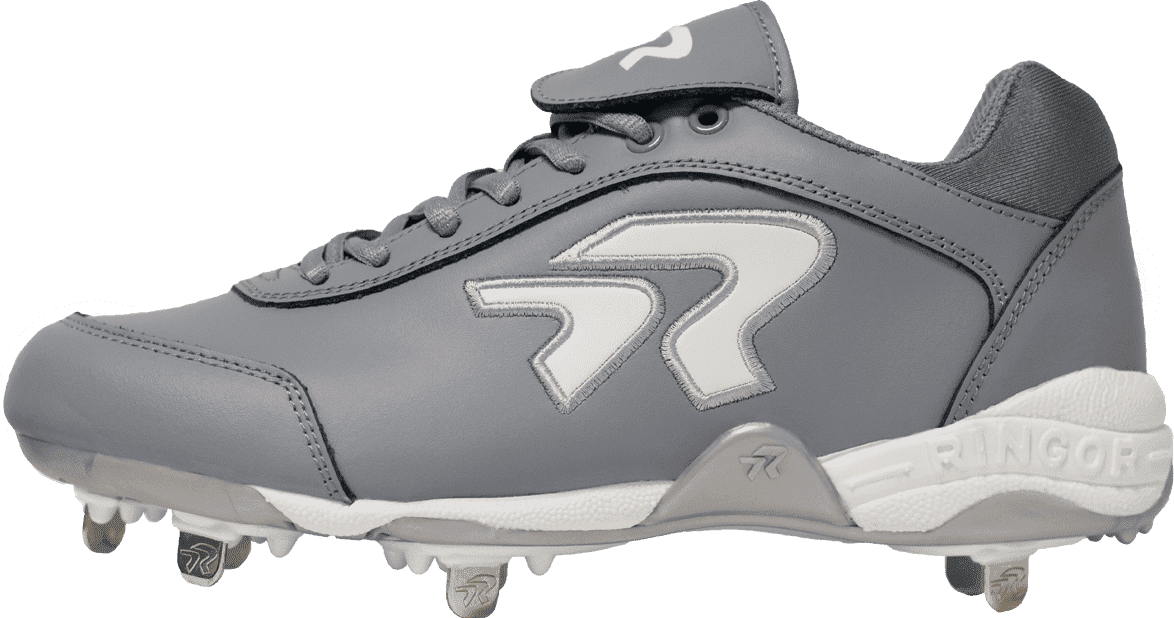 Rip-it Ringor Dynasty 2.0 Women’s Metal Softball Spikes - Charcoal