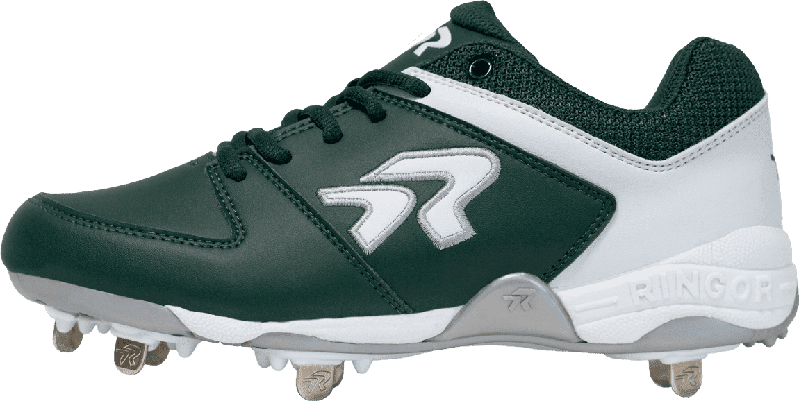 Rip-it Ringor Flite Women’s Metal Softball Cleats - Green