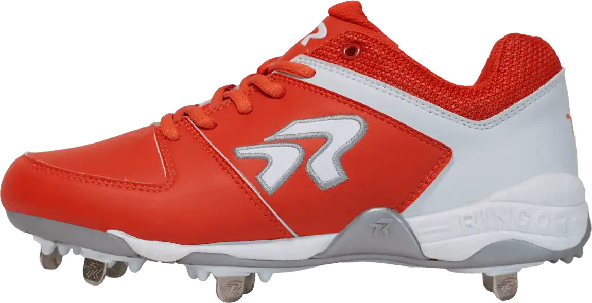 Rip-it Ringor Flite Women’s Metal Softball Cleats - Orange
