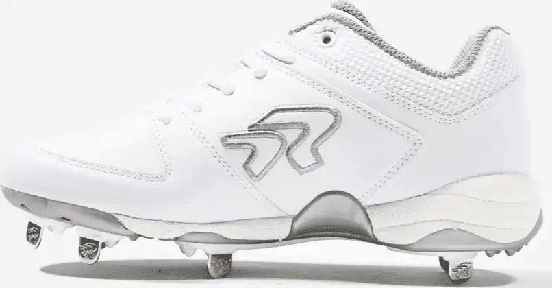 Rip-it Ringor Flite Women’s Metal Softball Cleats - White