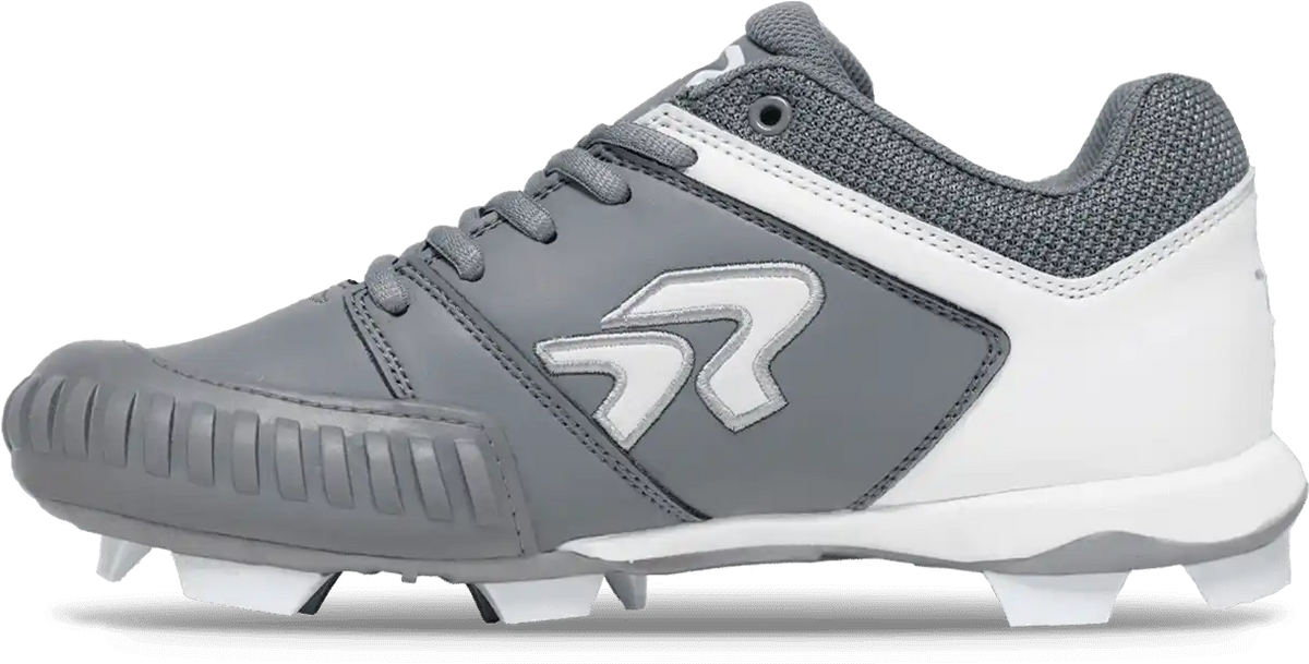Rip it Ringor Flite Women’s Metal Softball Cleats with Pitching Toe Charcoal