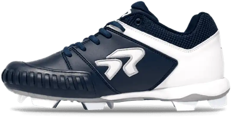 Rip-it Ringor Flite Women’s Molded Softball Cleats with Pitching Toe - Navy