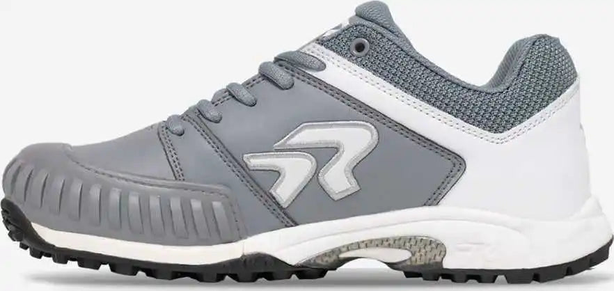 Rip-it Ringor Flite Women’s Softball Turf Shoes with Pitching Toe - Charcoal