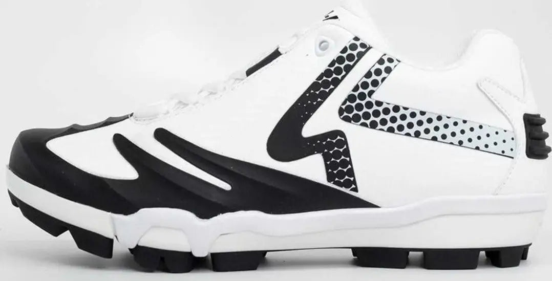 Rip-it Ringor Pro Swiftstep Women’s Tpu Softball Cleats - White Black