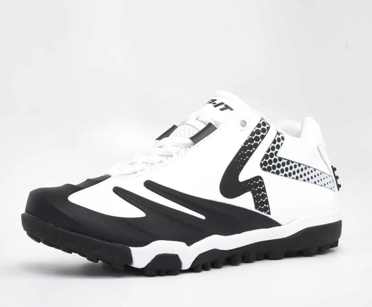 Rip-it Ringor Pro Swiftstep Women’s Turf Softball Shoes - White Black