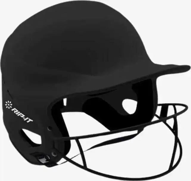Rip-it Vision Pro Matte Softball Batting Helmet - Black