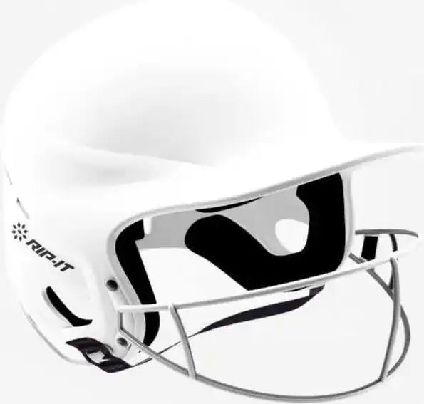 Rip-it Vision Pro Matte Softball Batting Helmet - White