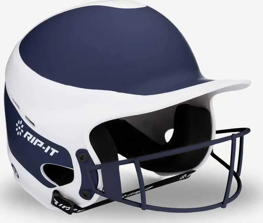 Rip-it Vision Pro Softball Helmet Two Tone Matte - Navy