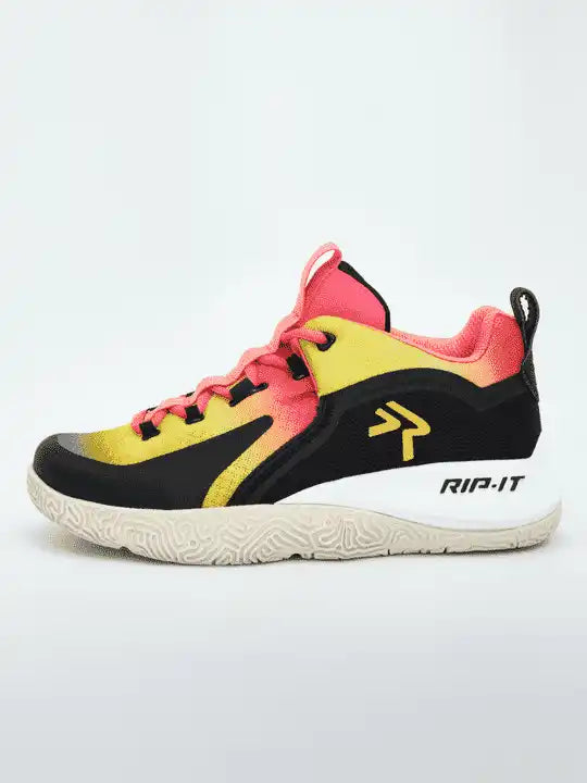 Rip-it Women’s Swiftstep Kaylei Volleyball Shoes - Black Pink Yellow