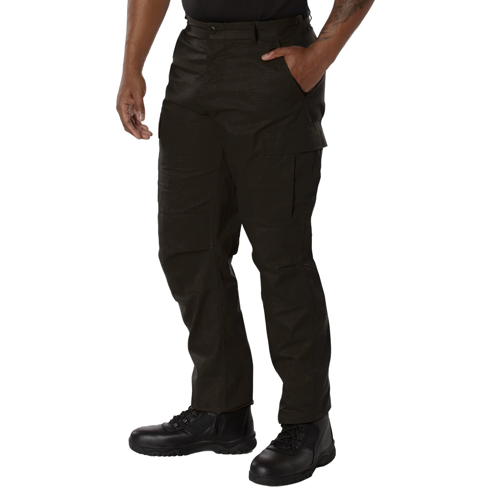 Rip-stop Bdu Pants - Black / m - Long