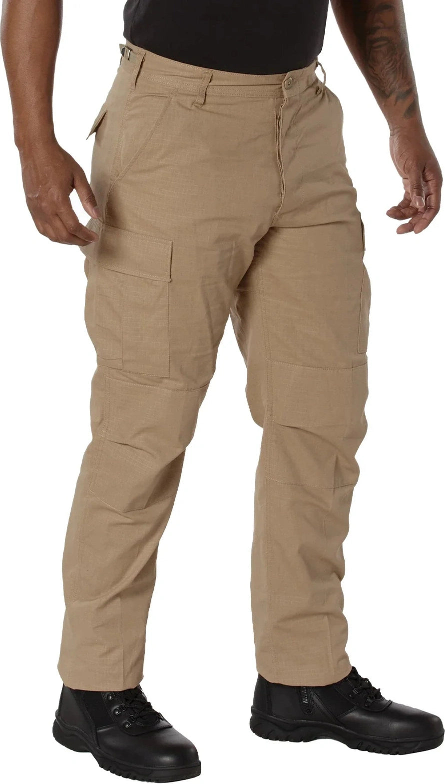 Rip-stop Bdu Pants - Khaki / 3xl