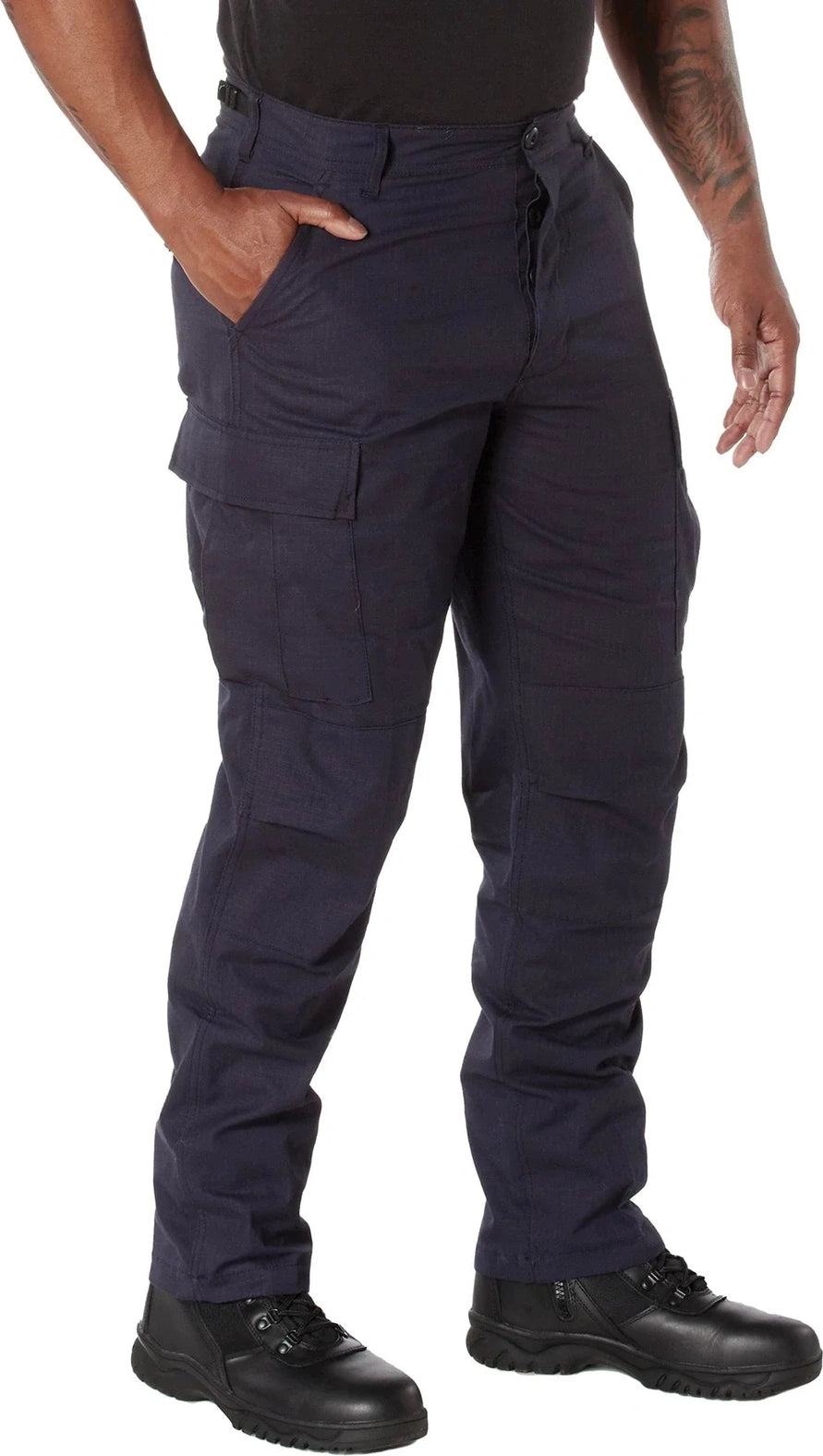 Rip-stop Bdu Pants - Navy Blue / s
