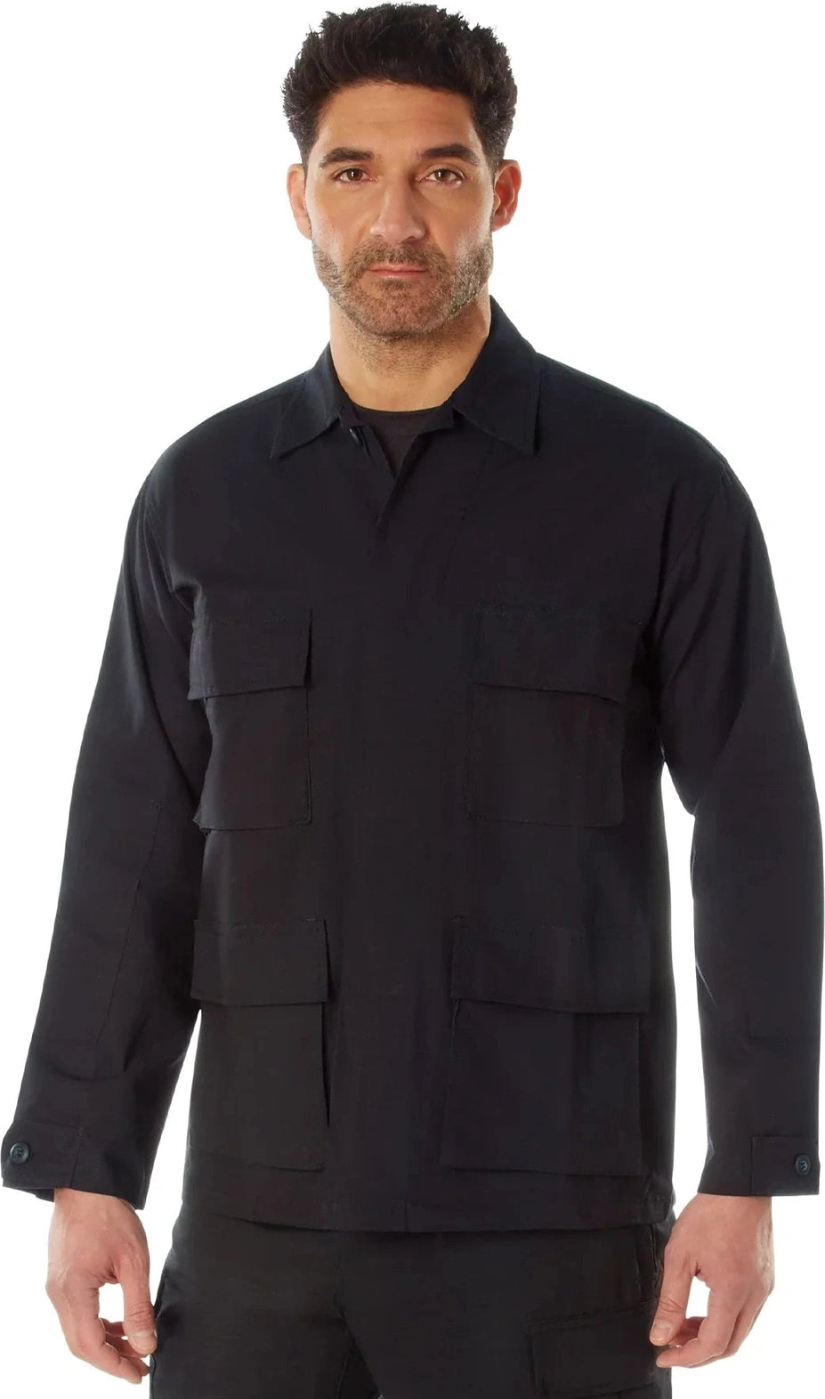 Rip-stop Bdu Shirt - Black / 2xl
