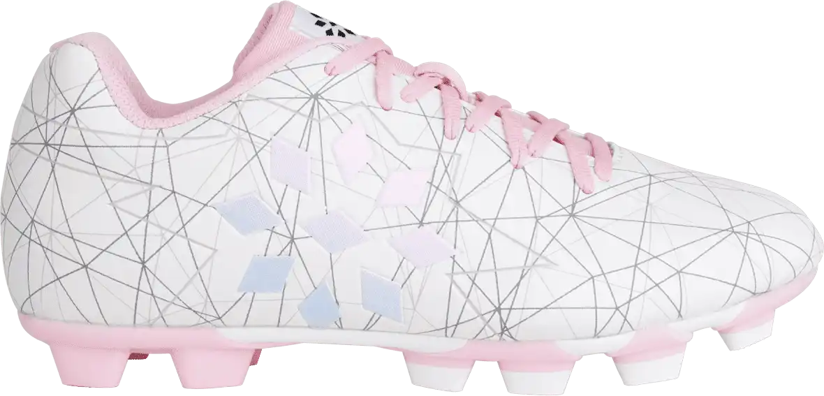 Rit-it Girls Soccer Cleat - White Pink