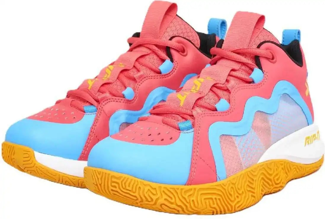 Rit it Women’s Future Court Volleyball Shoes Pink Blue Orange