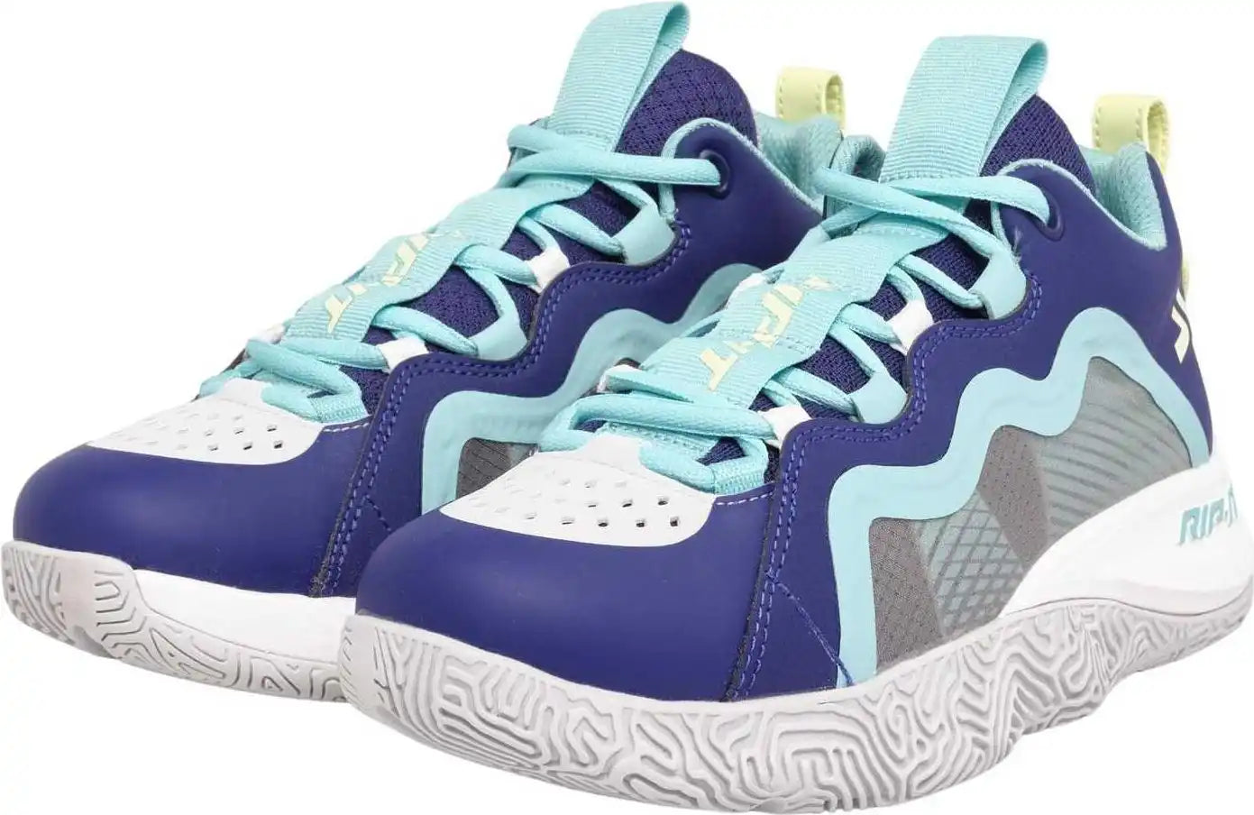 Rit-it Women’s Future Court Volleyball Shoes - White Navy Blue