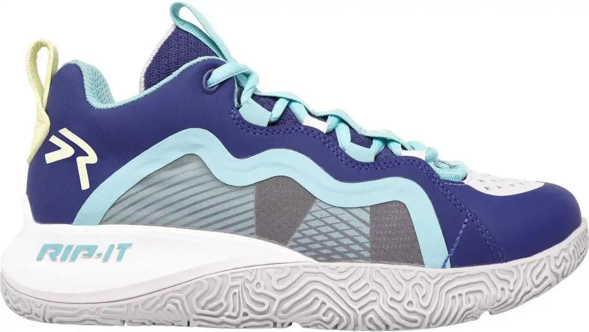 Rit-it Women’s Future Court Volleyball Shoes - White Navy Blue