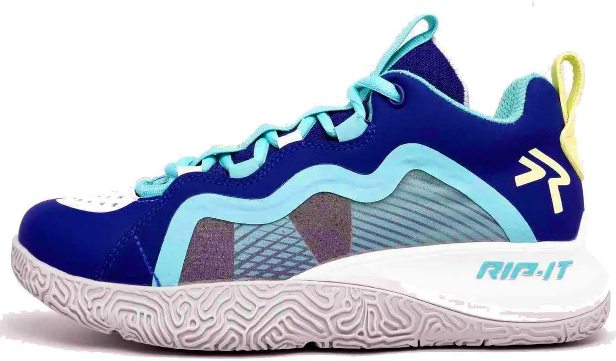 Rit-it Women’s Future Court Volleyball Shoes - White Navy Blue