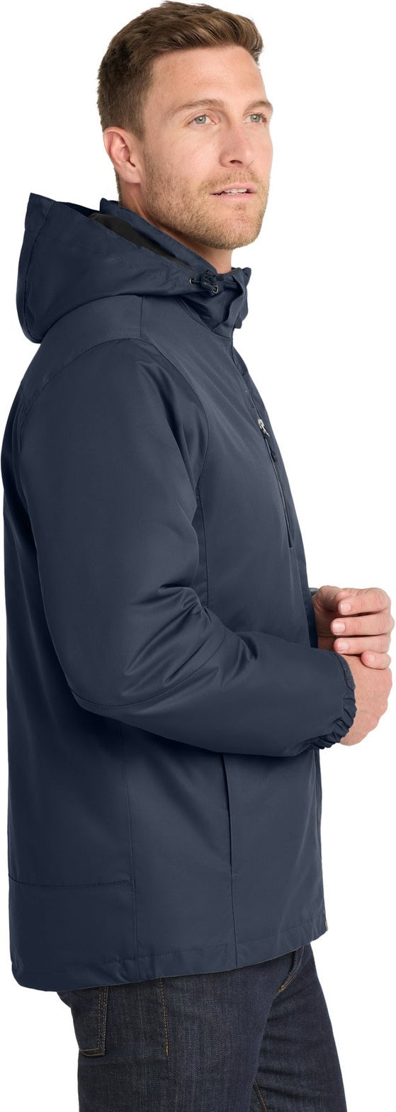 Riv Bl Ny/RBNy Port Authority Vortex Waterproof 3-in-1 Jacket. J332