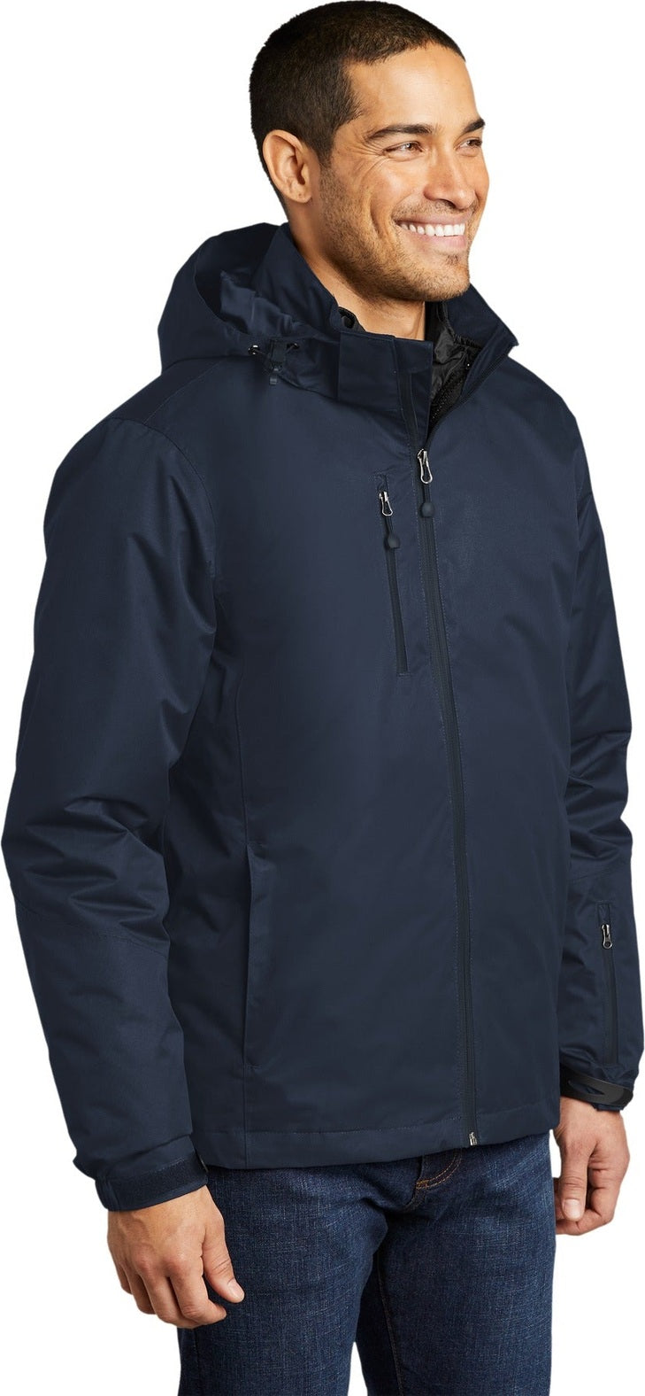 Riv Bl Ny/RBNy Port Authority Vortex Waterproof 3-in-1 Jacket. J332