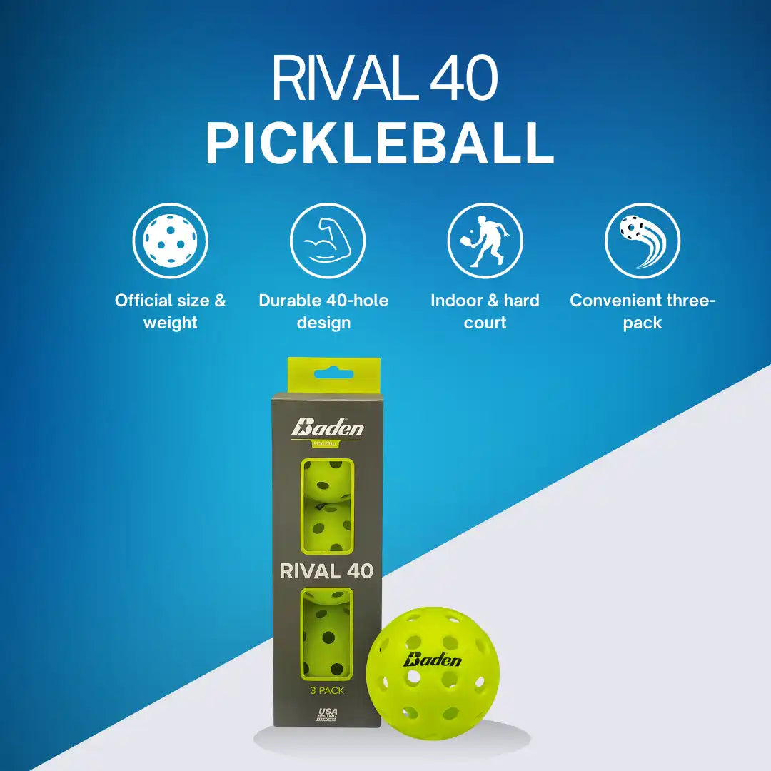 Rival 40 Pickleball 3-pack