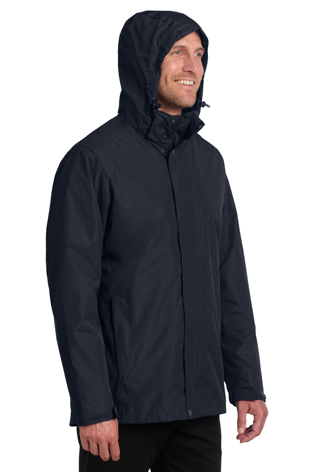 RiverBlNv Port Authority All-Weather 3-in-1 Jacket J123