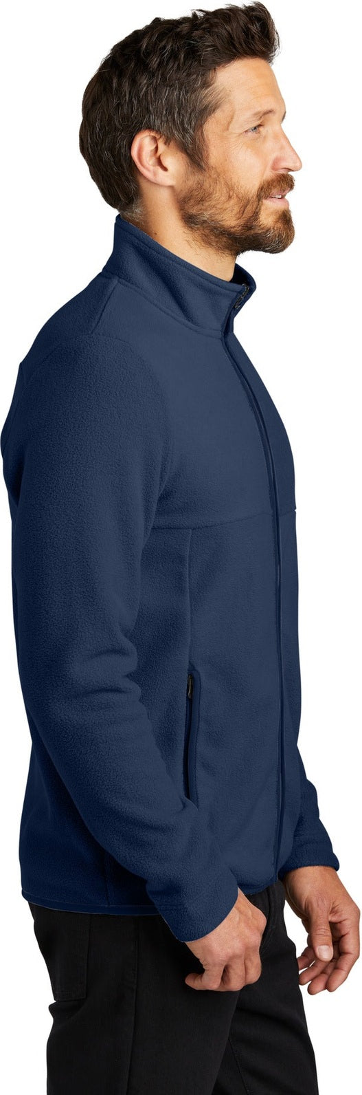 RiverBlNv Port Authority Connection Fleece Jacket F110