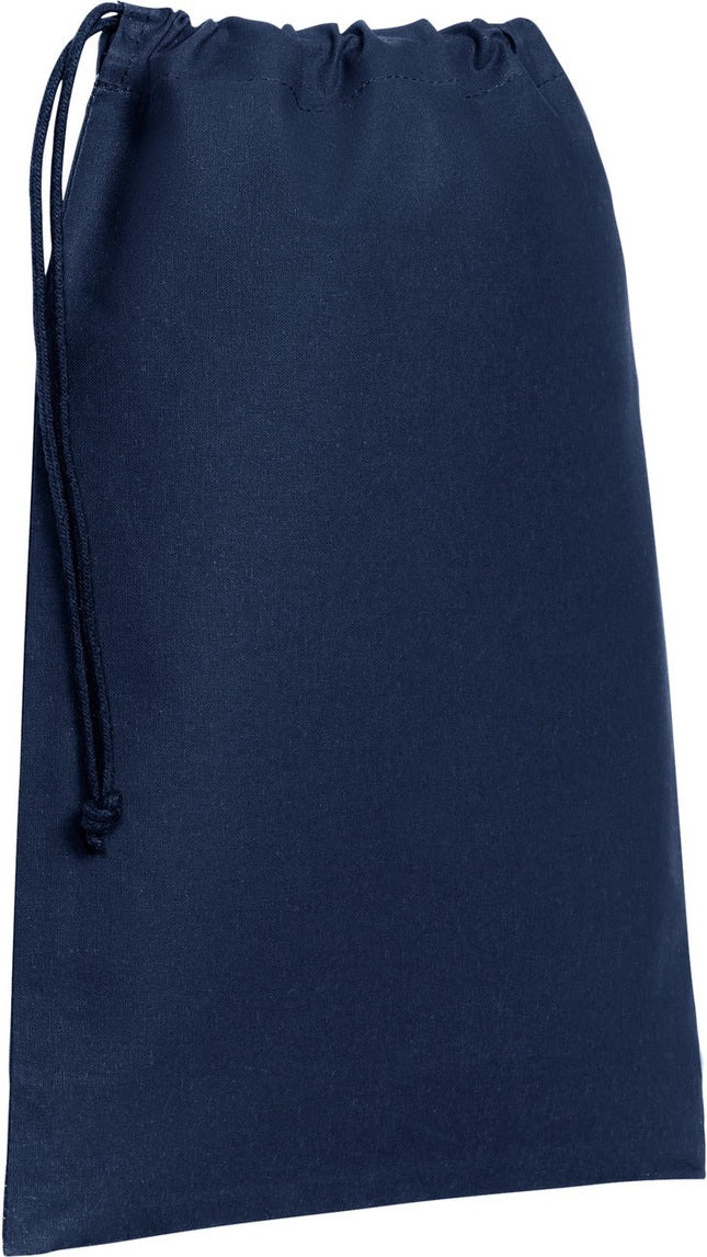 RiverBlNv Port Authority Core Cotton Drawstring Bag BG0350