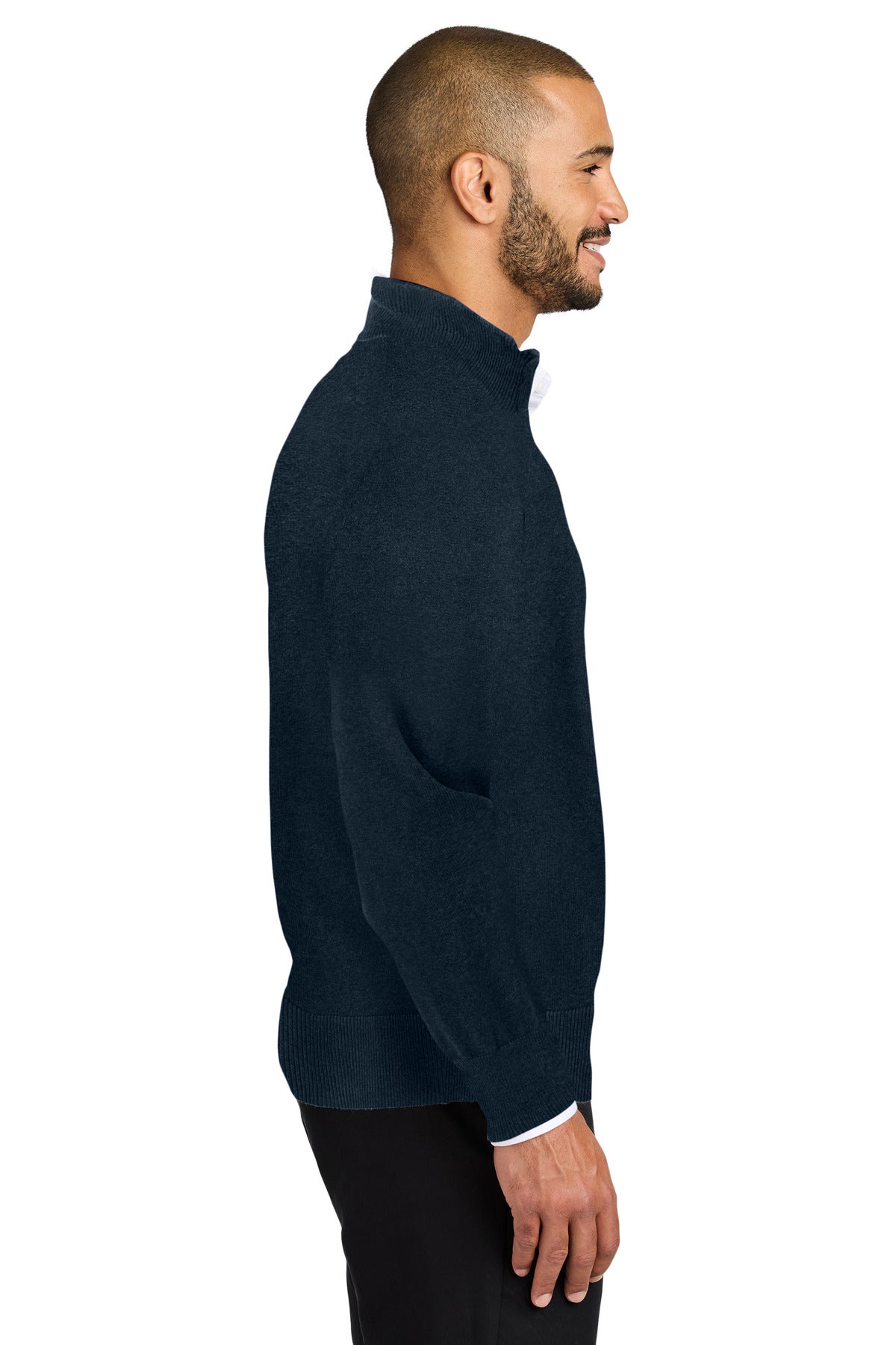 RiverBlNv Port Authority Easy Care 1/4-Zip Sweater SW2900