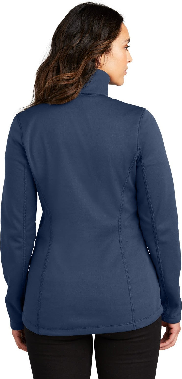 RiverBlNv Port Authority Women's Smooth Fleece 1/4-Zip L804