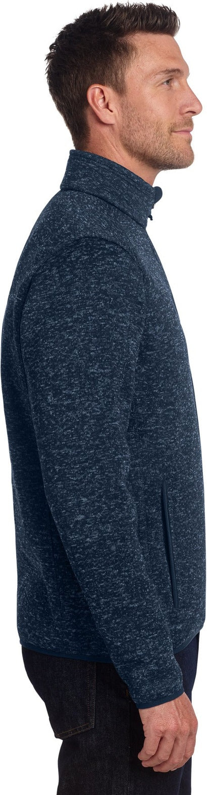 RiverBlNvH Port Authority Sweater Fleece Jacket. F232