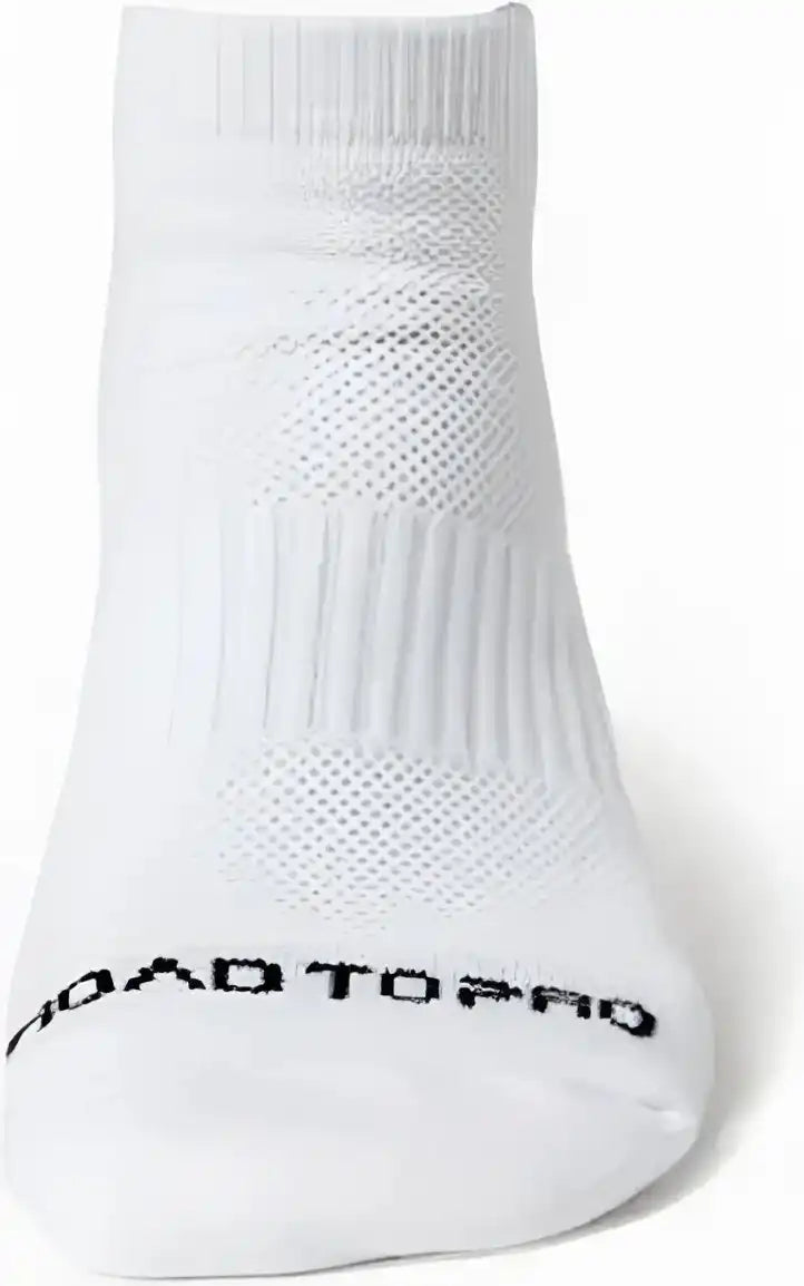 Road to Pro Ultragrip No-show Socks - White - l