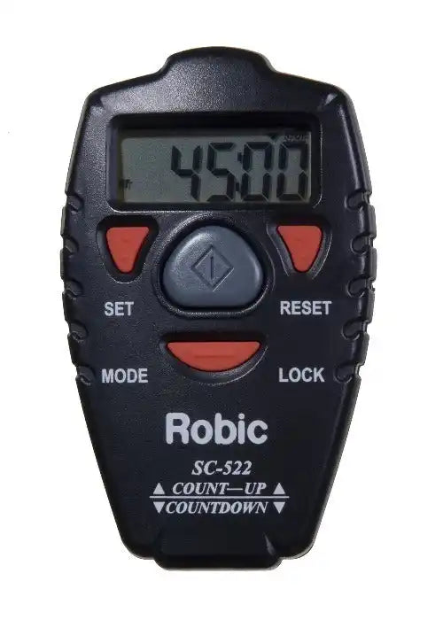 Robic Sc-522 Handheld Count-up and Countdown Timer - Black
