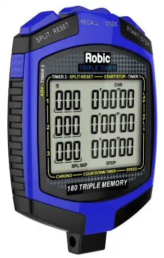 Robic Sc-899 Triple Timer - Blue