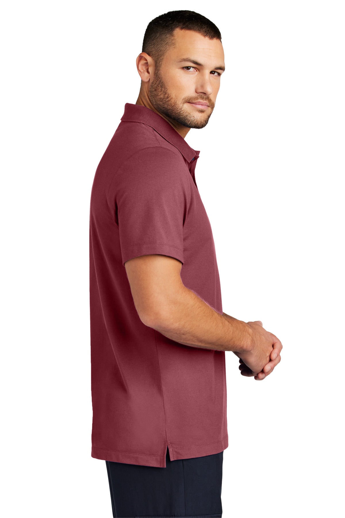 Rosewood Mercer+Mettle Stretch Pique Polo MM1004