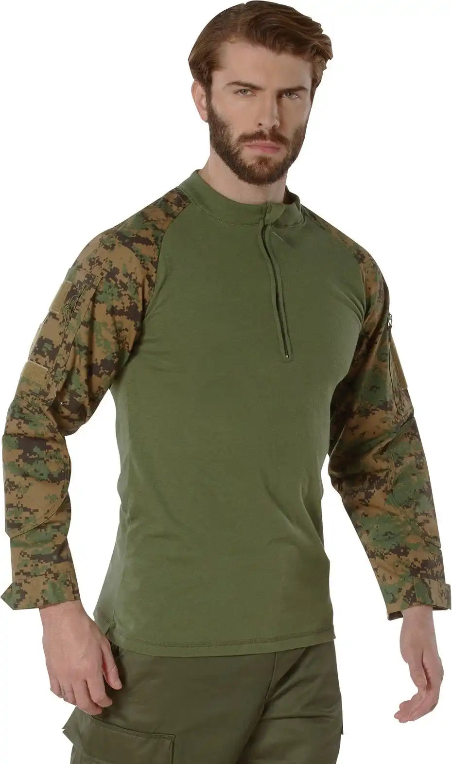 Rothco 1/4 Zip Tactical Airsoft Combat Shirt